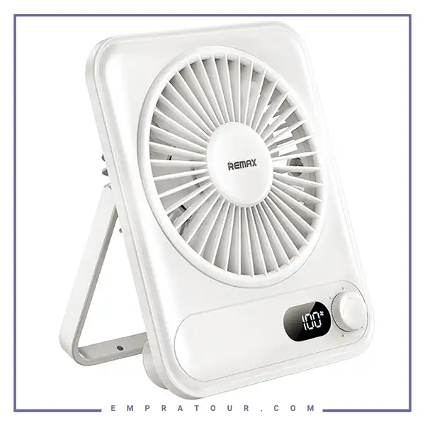 پنکه رومیزی شارژی ریمکس Remax Ultra-Thin Fan ZF03