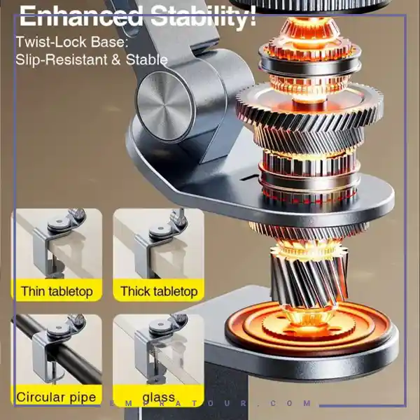 RTAKO T01 360° rotating alloy cantilever bracke