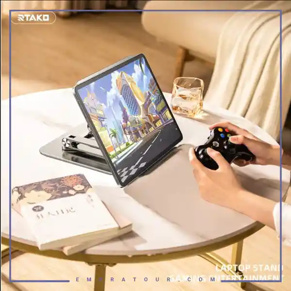 پایه لپتاپ رومیزی چرخشی رتاکو RTAKO RS-CP84
