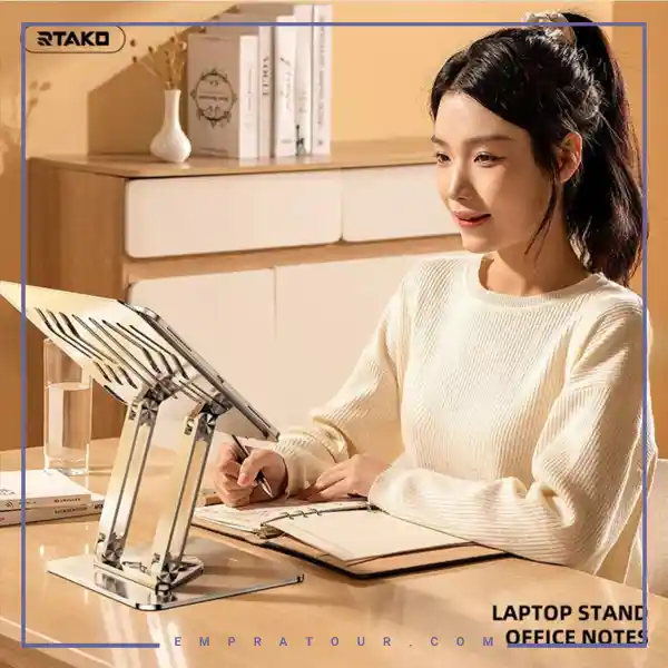 پایه لپتاپ رومیزی چرخشی رتاکو RTAKO RS-CP84