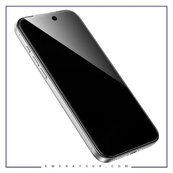 گلس حریم شخصی آیفون 16پرو و 17 گرین لاین Green Lion Steve Privacy Iphone 16 Pro & 17 Glass GN9HSPY17BK