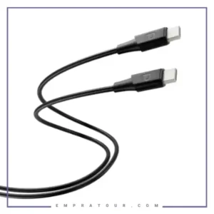 کابل شارژ دو سر تایپ سی پاورولوژی Powerology Power Sync Flex PCAB017BK