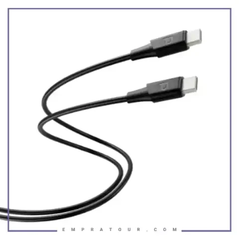 کابل شارژ دو سر تایپ سی پاورولوژی Powerology Power Sync Flex PCAB017BK
