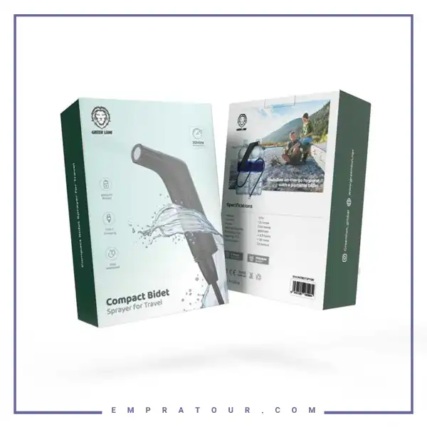 خودشور همراه با شلنگ مسافرتی گرین لاین GNCMTBDTSPYBK