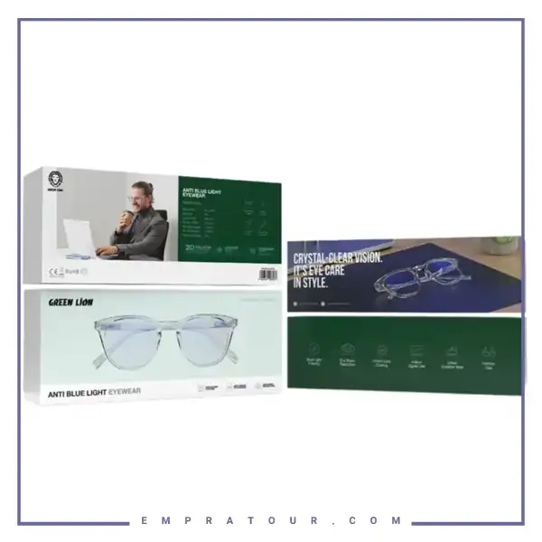 عینک محافظ چشم بلولایت گرین لاین Anti Blue Light Eyewear