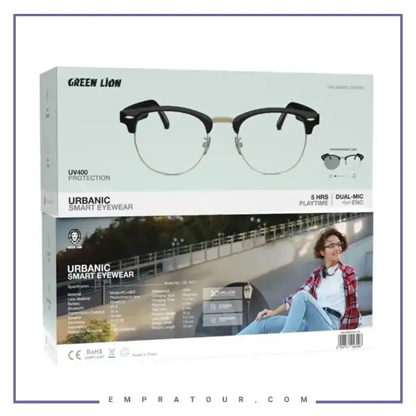 عینک فوتوکرومیک هوشمند گرین لاین Green Lion Urbanic Smart Eyewear