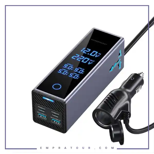 اینورتر 300 وات پاورولوژی Powerology Power Inverter PWCUQC044