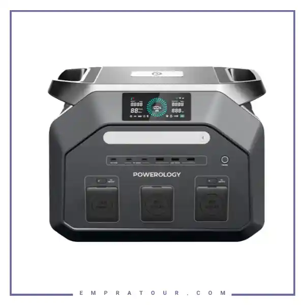 پاور استیشن 1800 وات پاورولوژی Powerology Dynamic 1800W Portable Power Station PWP1800WBK