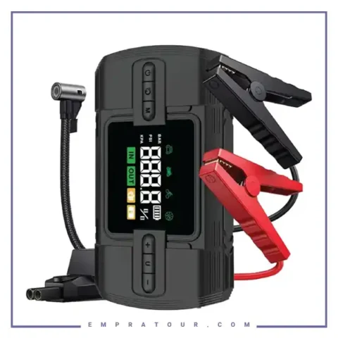 جامپ استارتر و پمپ باد گرین لاین Green Lion Jump Starter 12V GN12VJUSTBK