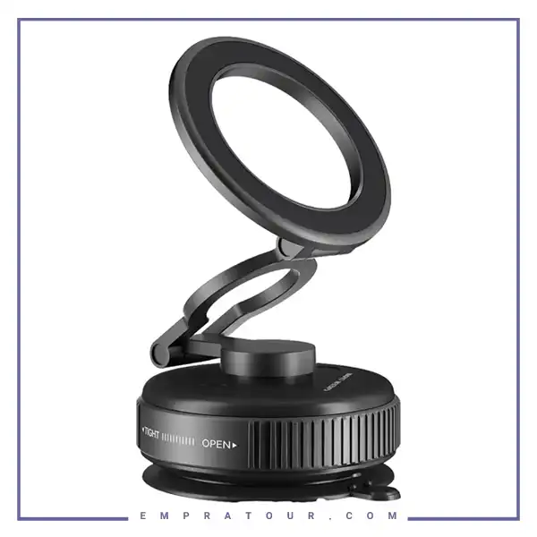 هولدر وکیومی مگ سیف گرین Green Lion Suction Phone Holder GNGX40SPLBK