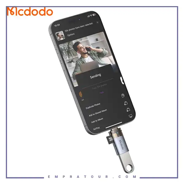 تبدیل او تی جی و رم ریدر تایپ سی مک دودو OT-7600