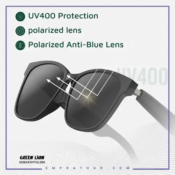 عینک آفتابی هوشمند گرین لاین Green Lion Barcelona Smart Glasses