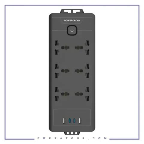 چندراهی برق پاورولوژی Powerology Power Strip PWCUQC034