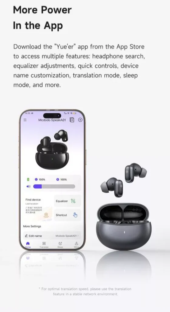 Mcdodo Wireless Earbuds AI Translator HP-8220