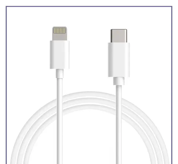 کابل شارژ اصلی آیفون 2 متری Apple Type-C To Lightning Cable