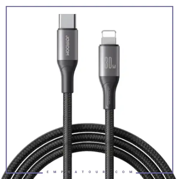 کابل شارژ تایپ سی به لایتنینگ 2 متر جویروم Joyroom Type-C To Lightning 2M Cable S-A28