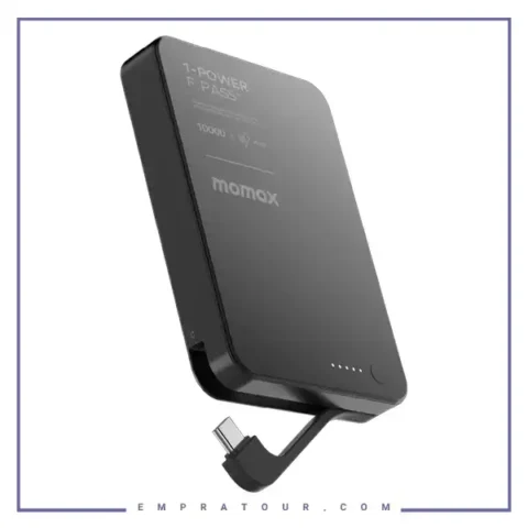 پاور بانک وایرلس 10000 مومکس Momax 1-Power F.Pass⁺ IP158