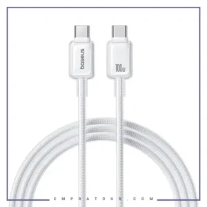 کابل شارژ دو سر تایپ سی 1 متر 100 وات بیسوس Baseus Crystal Fast Charging Cable CB000132