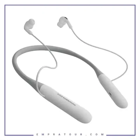هندفری گردنی پاورولوژی Powerology Tonflex Enc Wireless Neckband PWLAUWNKBWH