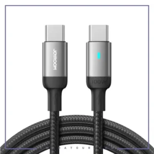 کابل شارژ دو سر تایپ سی 100 وات 1.2 متر جویروم Joyroom Type-C To Type-C Data Cable S-A10