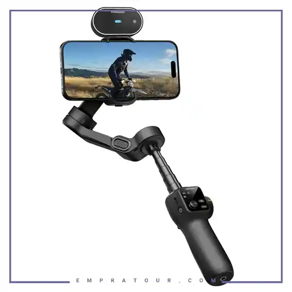 گیمبال استبلایزر پرودو  Porodo Velocam 3-Axis Gimbal Stabilizer PDLFST176BK