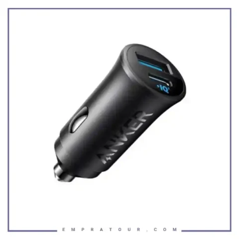 شارژر فندکی دو پورت 30 وات انکر Anker Car Charger A2741