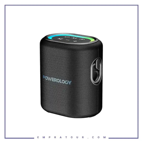 اسپیکر بلوتوثی 25 وات پاورولوژی Powerology Portable Loud Speaker PWLAU011