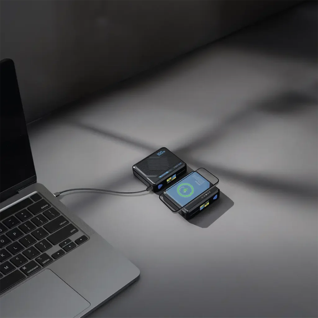 پاوربانک وایرلس 100 وات 20000 پاورولوژی Powerology Ultra Mini Power Bank PPBCHA79