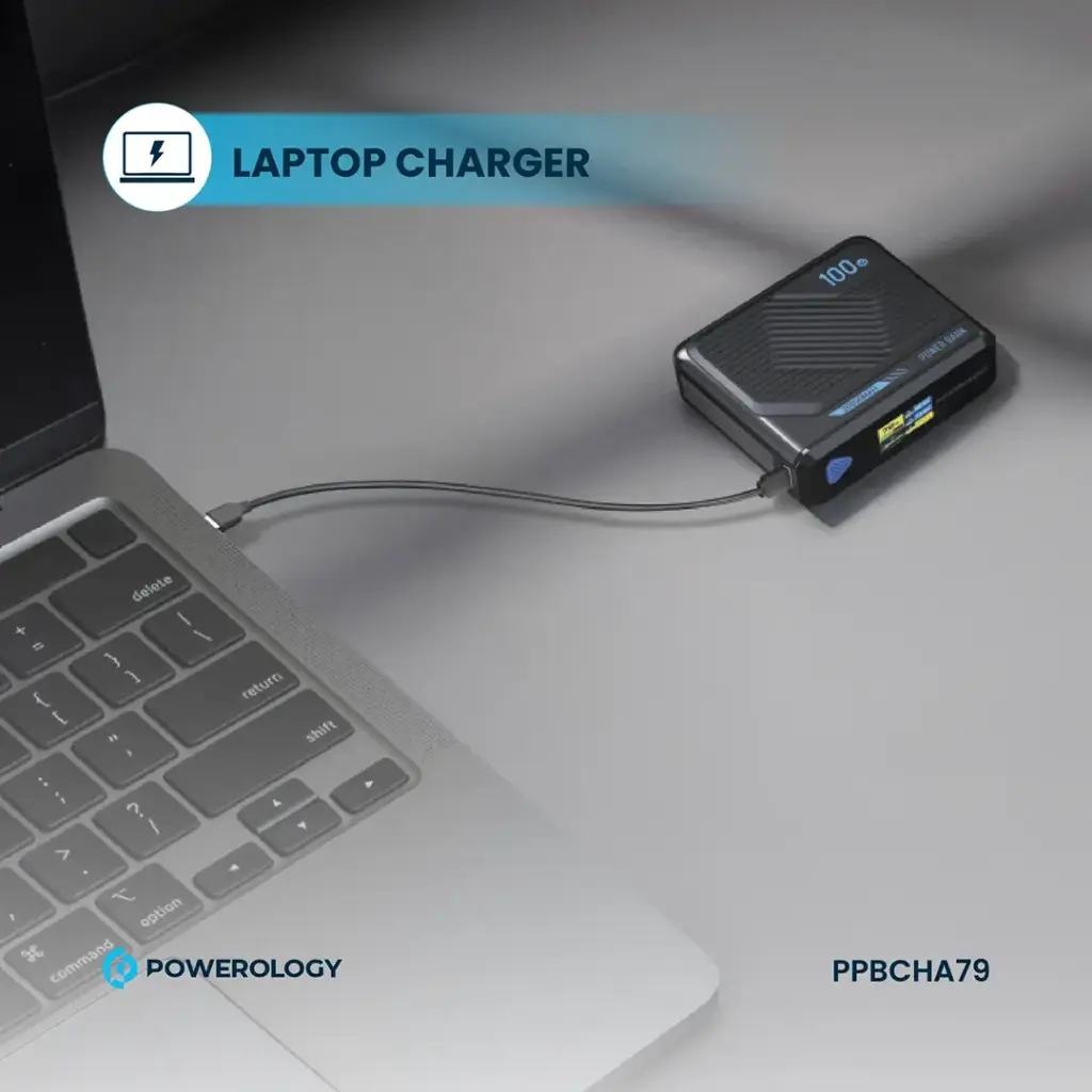پاوربانک وایرلس 100 وات 20000 پاورولوژی Powerology Ultra Mini Power Bank PPBCHA79