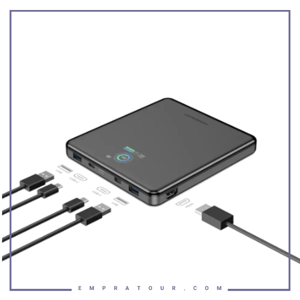 پاور بانک 20000 و هابHDMI پاورولوژی Powerology VoltStream Power Bank PPBCHA89BK