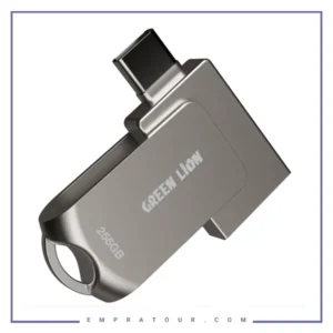 فلش او تی جی دوکاره 256 گیگ گرین لاین Green Lion 2 in 1 OTG GN2N1FL256SL