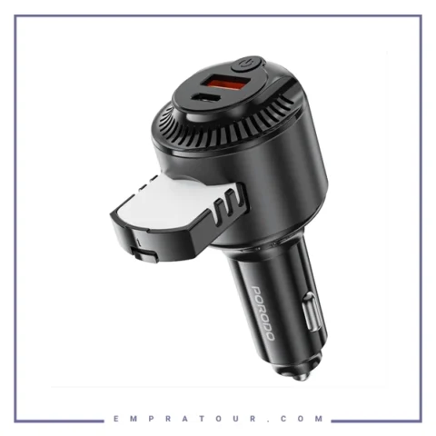 شارژر فندکی و خوشبو کننده پرودو Porodo MistCharge Car Charger with Air Diffuser PDC40BK