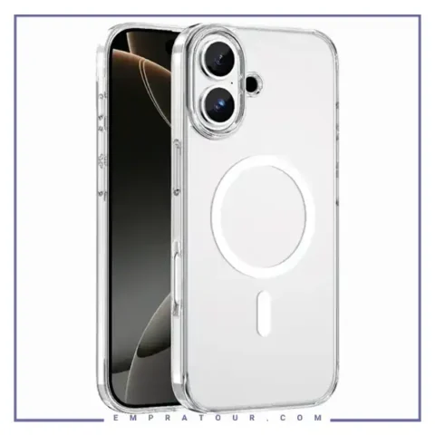 قاب شفاف مگ سیف آیفون 17 گرین لاین Green Lion Magsafe Crystal Clear Iphone 17 GNMCRYC17CL