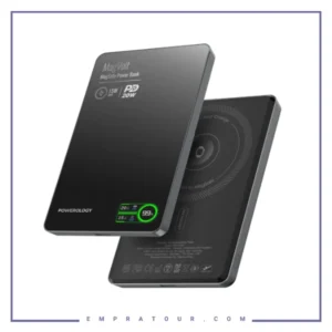 پاوربانک وایرلس چند کاره 5000 پاورولوژی Powerology MagVolt PPBCHA62BK