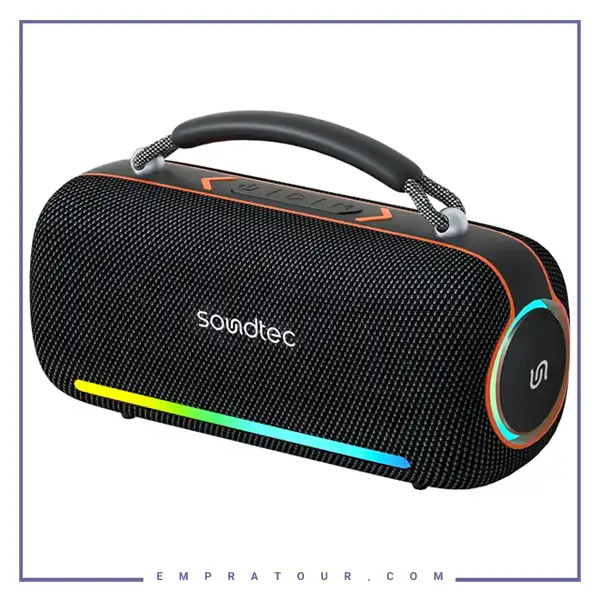 اسپیکر بلوتوثی 60W ساندتک پرودو Porodo Soundtec Sonify Speaker PDSTBTSH9BK