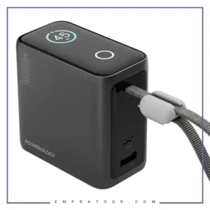 پاوربانک 45 وات 15000 با کابل تایپ سی پاورولوژی Powerology Mini Power Bank PPBCHA60BK