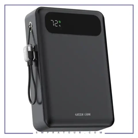 پاوربانک 22.5 وات 20000 با کابل همراه گرین لاین Green Lion Toledo Power Bank GNTOPB20KBK