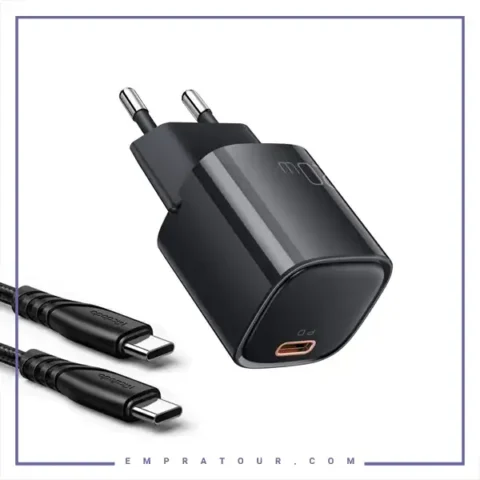 آداپتور شارژ 20 وات همراه با کابل دو سر تایپ سی مک دودو Mcdodo Charger Kit CH-4691