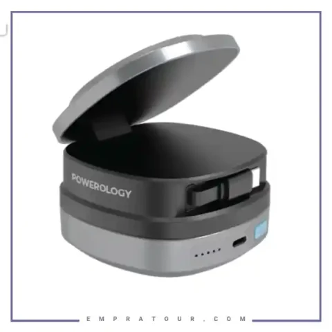 پاور بانک  وایرلس 10000 چند منظوره پاورولوژی Powerology Lyons Power Bank PPBFT04BK