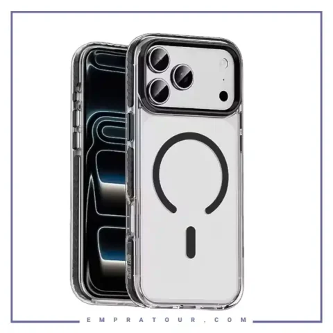 قاب محافظ گرین لاین آیفون Green Lion MasgSafe Prestige Case GNMXMG17PMBK 17 Pro Max