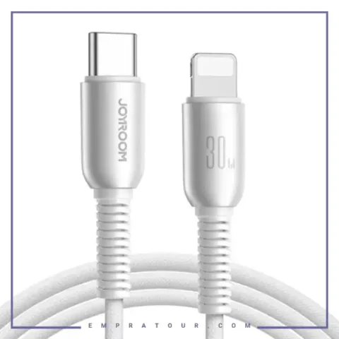 کابل شارژ تایپ سی به لایتنینگ 1.2 متر جویروم Joyroom Type-C To Lightning 1.2M Data Cable S-A51
