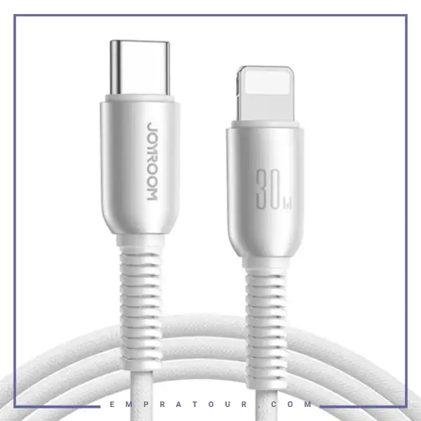 کابل شارژ تایپ سی به لایتنینگ 1.2 متر جویروم Joyroom Type-C To Lightning 1.2M Data Cable S-A51