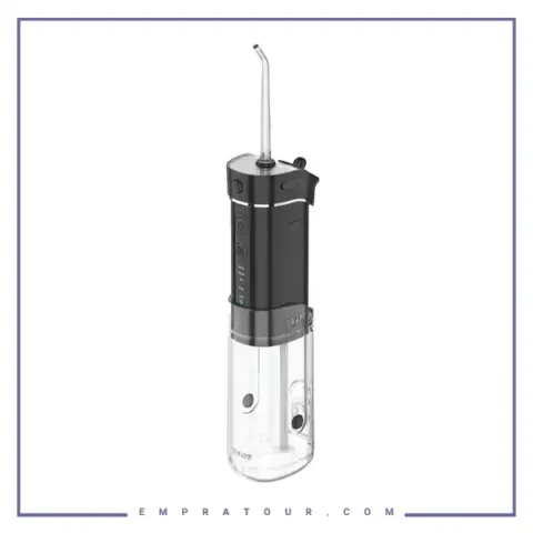 دهان شوی قابل حمل گرین لاین Green Lion Portable Oral Irrigator 180ML GNPROR180MLBK