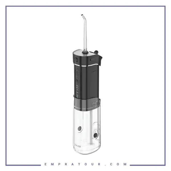 دهان شوی قابل حمل گرین لاین Green Lion Portable Oral Irrigator 180ML GNPROR180MLBK