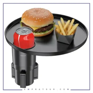 سینی غذای خودرو گرین لاین Green Lion Travel Tray Car Cup Holder GNTRACPHLDBK