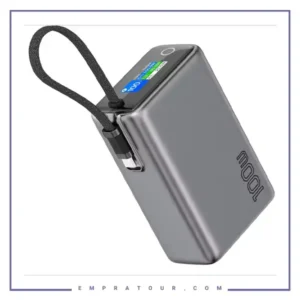 پاوربانک 100 وات 25000 با کابل تایپ سی گرین لاین Green Lion Tron X Power Bank GNTRX25P100GY