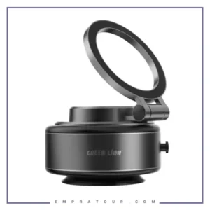 هولدر وکیومی برقی گرین لاین Green Lion GX-29 Auto Suction Phone Holder GNASCPHL29BK