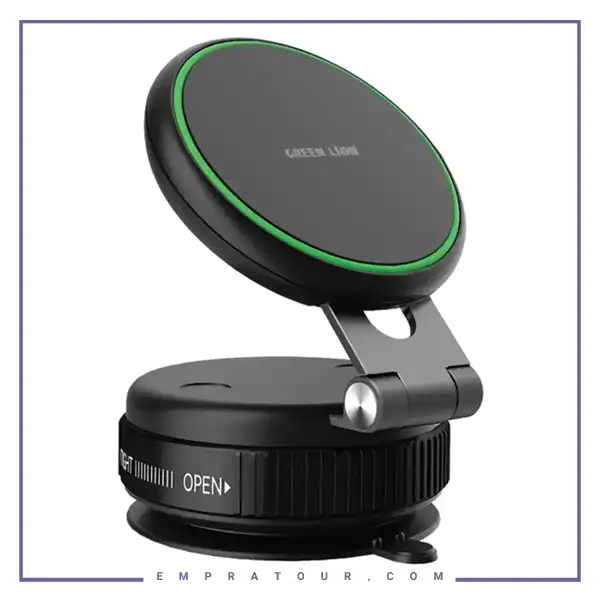 هولدر وکیومی گرین لاین Green Lion GX-41 Suction Phone Holder GNGX41SPHLBK