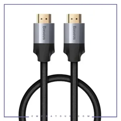 کابل اچ‌ دی ام‌آی 0.5 متری بیسوس Baseus HDMI 4KHD To 4KHD Adapter Cable WKSX000013