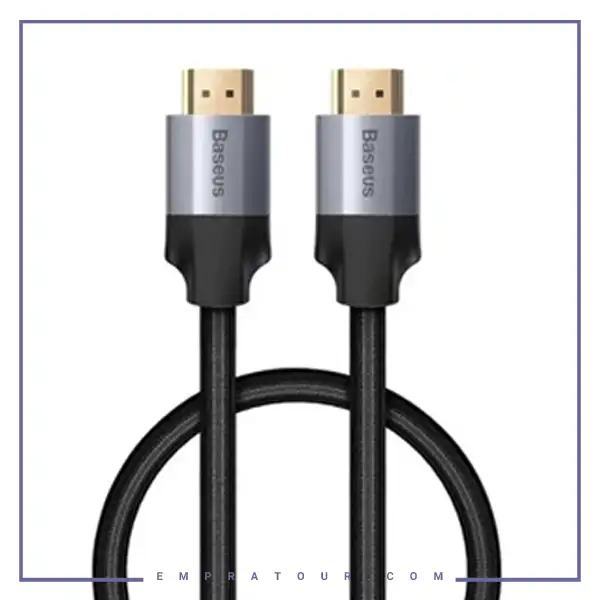 کابل اچ‌ دی ام‌آی 0.5 متری بیسوس Baseus HDMI 4KHD To 4KHD Adapter Cable WKSX000013